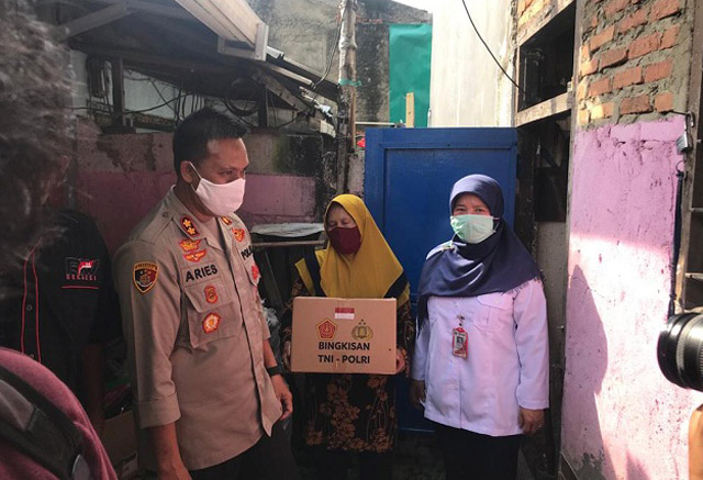 Polres Metro Jakarta Utara Peduli Warga Terdampak Covid-19