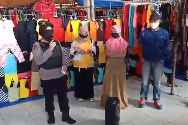 Kapolsek Kapuas Timur Bersama Tokoh Agama Cegah Covid-19