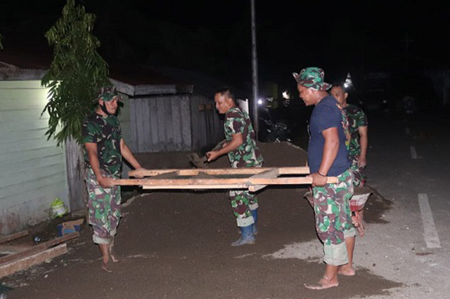 Waktu Pelaksanaan Tinggal 6 Hari, TMMD Kodim 1805 Raja Ampat Siap Lembur