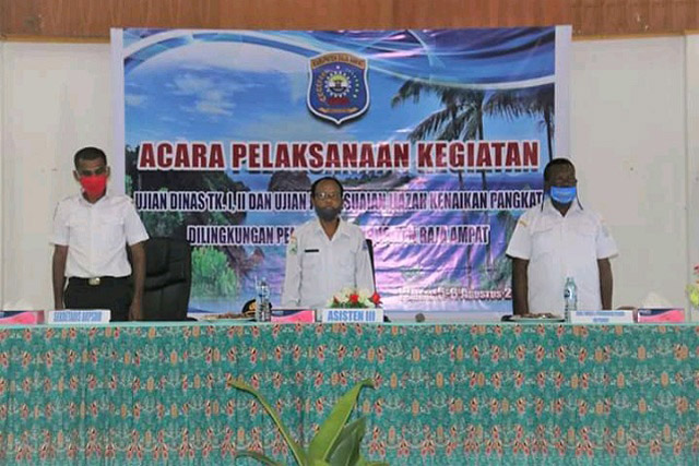 Pemkab Raja Ampat Gelar Ujian Dinas dan Penyesuaian Ijazah