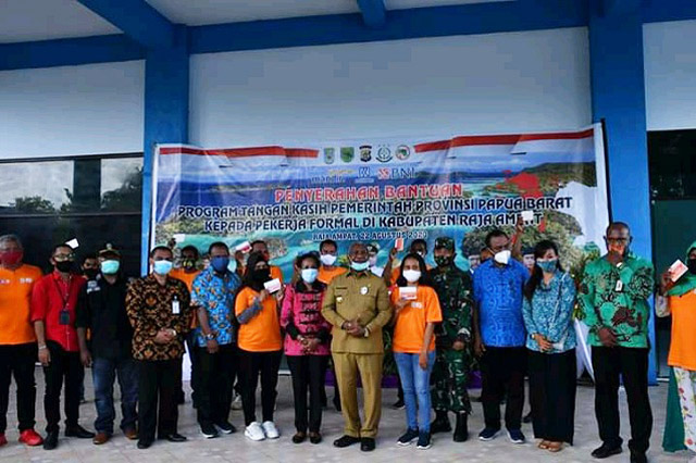 3.454 Pekerja Raja Ampat Terima Bantuan Langsung Tunai