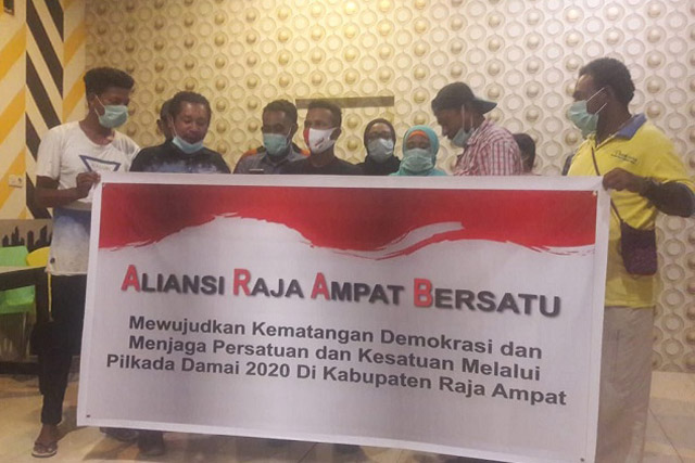 Arab Deklarasi Pilkada Damai di Kabupaten Raja Ampat