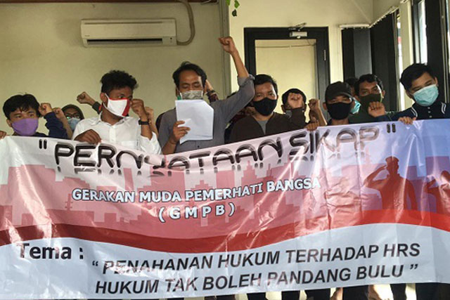 GMPB: Demi Tegaknya Hukum, Tidak Tegas Rizieq Shihab
