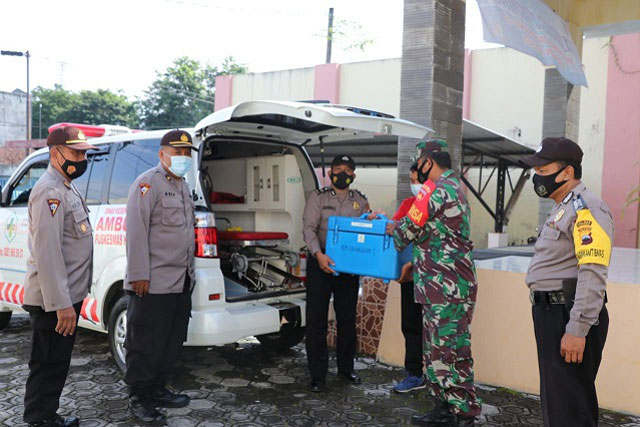 Polres Kebumen Kawal Vaksin Covid-19 Mulai Kedatangan Hingga Pendistribusian