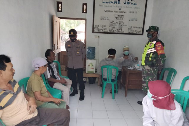 Gebrakan Polres kebumen, Tak Pakai Masker Langsung Dirapid Test