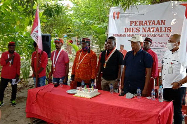 DPC GMNI Kota Sorong Gelar Dies Natalis Gerakan Mahasiswa Nasional Indonesia Ke-67