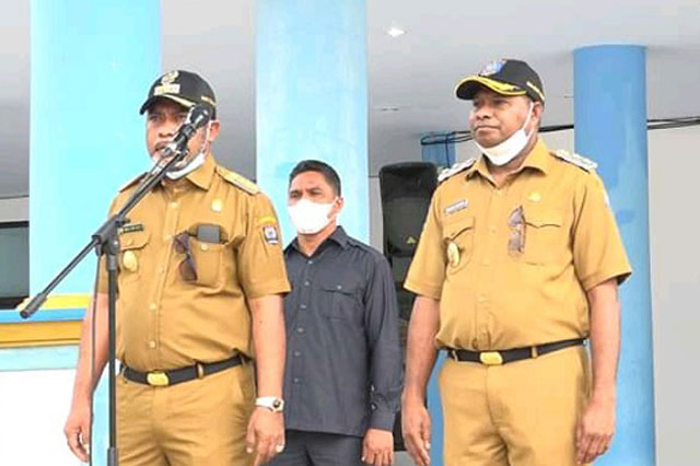 Pesan Bupati dan Wakil Bupati Raja Ampat Kepada ASN di Apel Perdana