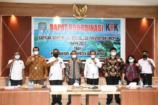 KPK Kunjungi Raja Ampat Untuk Monitoring Centre For Preventian