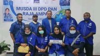 DPD PAN Raja Ampat Kembali Dinahkodai Fahmi Macap