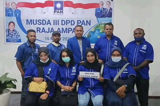 DPD PAN Raja Ampat Kembali Dinahkodai Fahmi Macap
