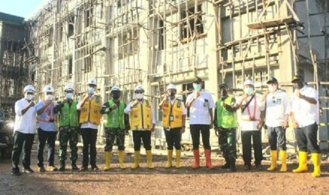 Pangdam XII Tanjungpura Tinjau Pembangunan Rusun Kodam