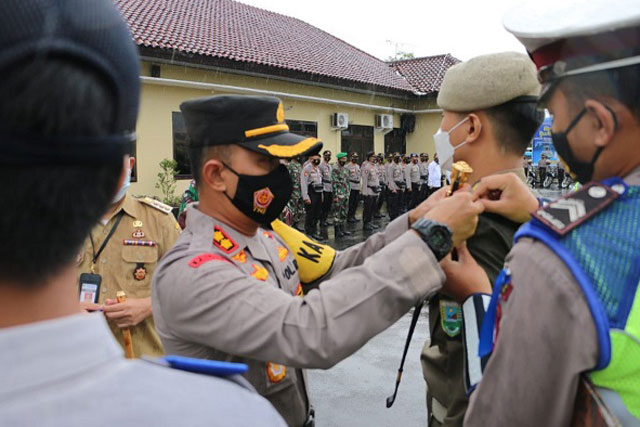 Polres Kebumen Gelar Kampanye Edukatif Operasi Keselamatan Lalu Lintas Candi 2021