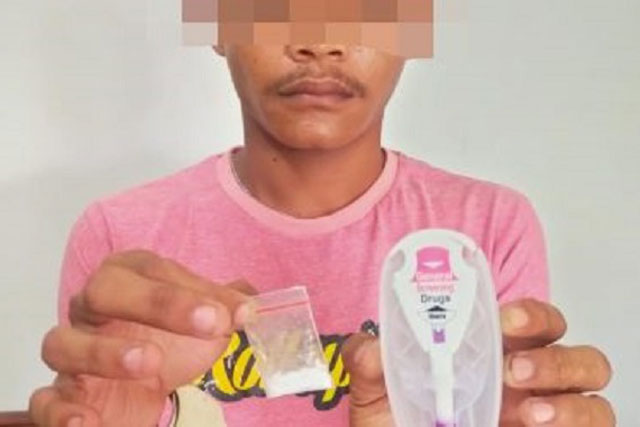 Satresnarkoba Polres Melawi Tangkap Supir Truk Pengguna Sabu