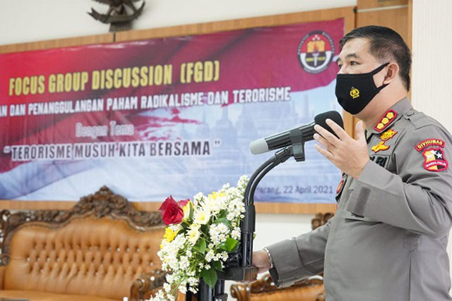 Polda Jawa Tengah Gelar FGD Terorisme Musuh Kita Bersama