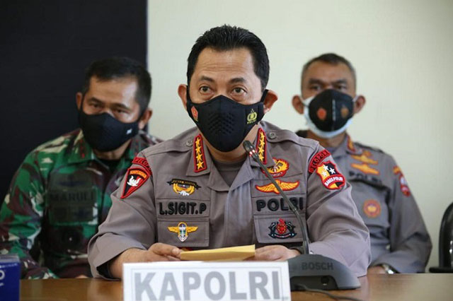 Kapolri Dirikan 2 Posko Evakuasi KRI Nanggala 402