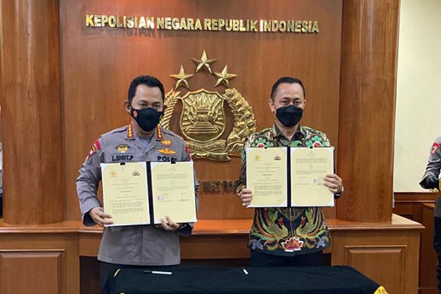 Polri dan Komnas HAM Tandatangani MoU Penegakan HAM