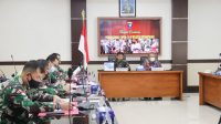 XII Tanjungpura Pimpin Rapat Evaluasi Penanganan Covid-19 di Perbatasan