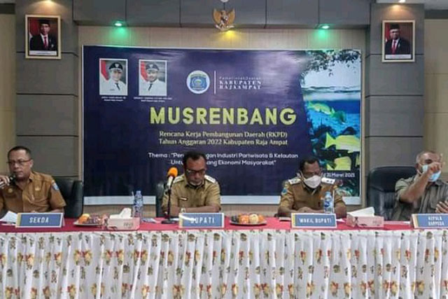 Pemda Raja Ampat Gelar Musrembang RKPD Tahun 2022