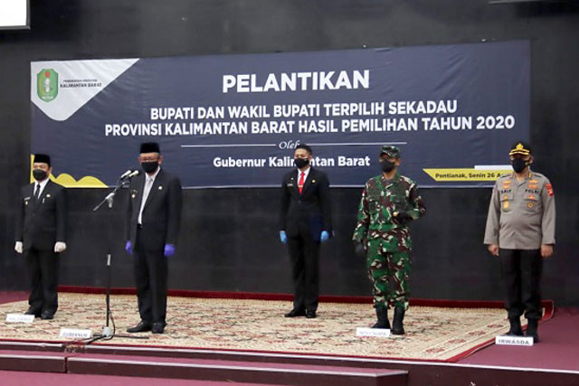 Pangdam XII Tanjungpura Hadiri Pelantikan Bupati dan Wabup Sekadau
