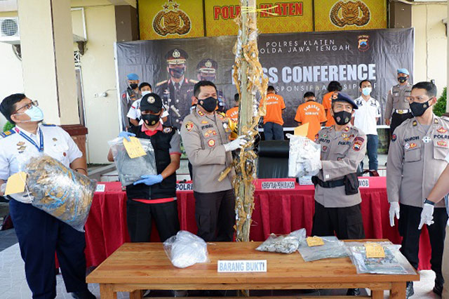 Balon Udara Dirangkai Petasan Meledak, 5 Pelaku Ditangkap Polres Klaten