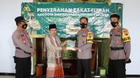 Zakat Fitrah Polres Kebumen Senilai 29 Juta Diserahkan ke Masjid Assara
