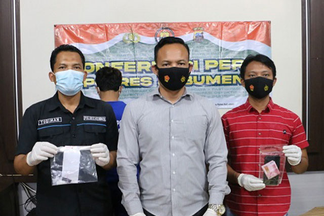 Kecanduan Sabu Sejak Jadi TKI, AH Ditangkap Sat Resnarkoba Polres Kebumen