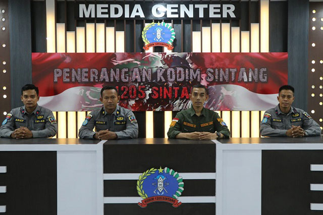 Dandim Sintang Perkenalkan Media Center Kodim 1205 Sintang