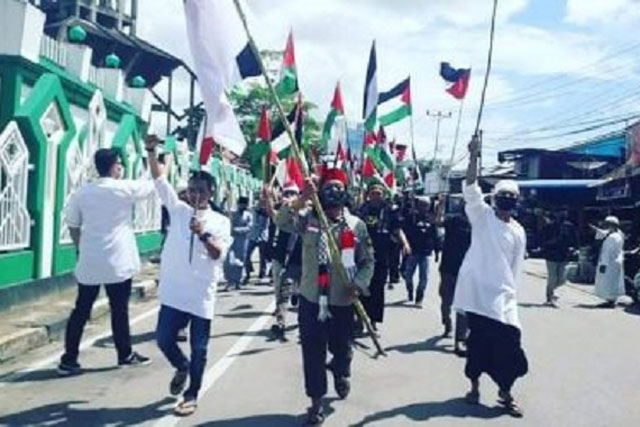 Persatuan Orang Melayu Kota Singkawang Gelar Aksi Bela Palestina