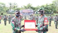 Pangdam XII Tanjungpura Apresiasi Prestasi Satgas Yonif 642 Kapuas