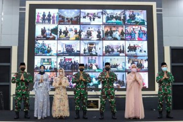 Kodam XII Tanjungpura Gelar Halal bi Halal Secara Virtual