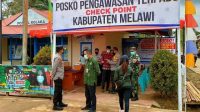 Check Point Covid-19 Melawi di Desa Batu Nanta Mulai Diberlakukan