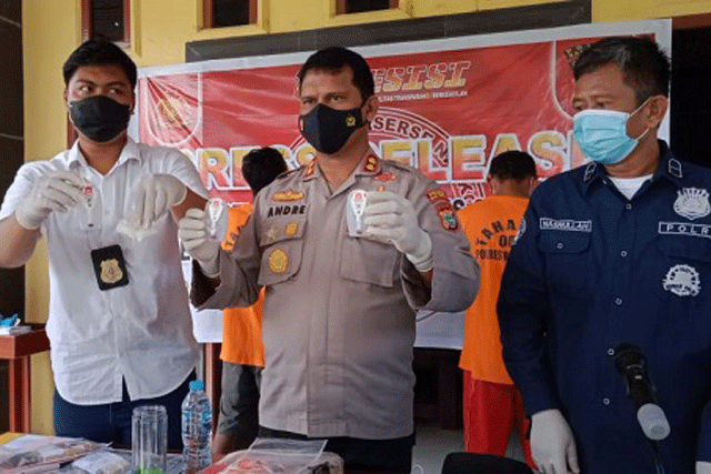 Polres Raja Ampat Musnahkan Barang Bukti Narkotika