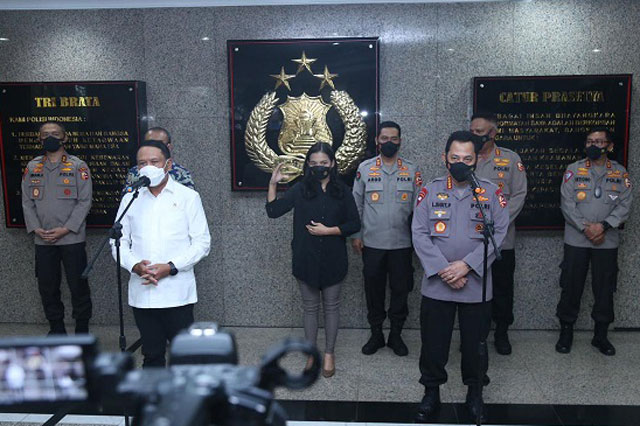 Kapolri Sebut Konvoi Suporter Sepakbola Berpotensi Timbulkan Klaster Baru