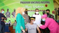 Pangdam XII Tanjungpura Bersama Gubernur Tinjau Vaksinasi di Istana Kadariah