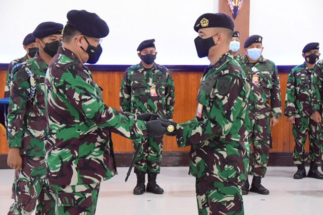 Danpuspenerbal Kukuhkan Mayor Laut (P) Agus Bakhrudin Jabat Danlanudal Matak