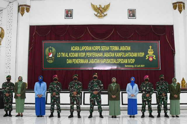 Letkol Mar Hariyono Masturi, M.Tr.Hanla., M.M Resmi Menjabat LO TNI AL Kodam IV/Diponegoro