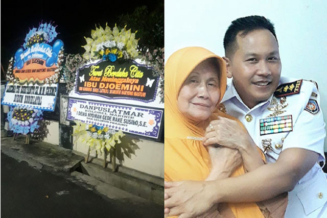 Ibunda Letkol Marinir Hariyono Masturi M.Tr.Hanla,.M.M. Meninggal Dunia