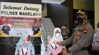 Kapolres Magelang Serahkan Bantuan Ketua Umum Bhayangkari Untuk Anak Yatim Piatu
