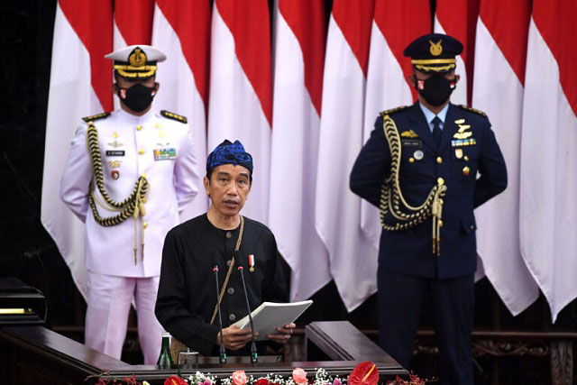 Pidato Tahunan Jokowi Sebut Hikmah Pandemi Covid-19
