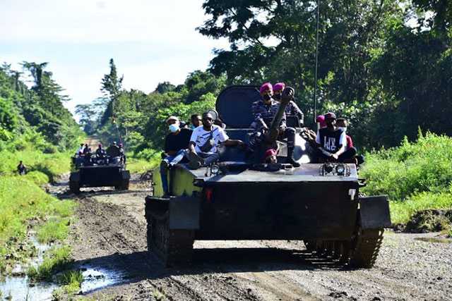 Korps Marinir TNI AL Serbu Kampung Klafdalim Moisegen Sorong