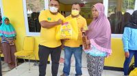 Usai Terpilih, Ketua DPD II Golkar Raja Ampat Lakukan Bakti Sosial Di Waisai