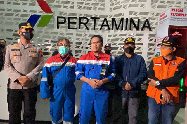 Kilang Minyak Pertamina Cilacap Kebakaran