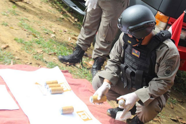 6 Bom Lontong DPO Teroris Poso Dimusnahkan Satgas Mandago Raya