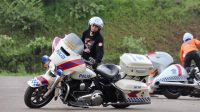 Polwan Polda Jateng Siap Hadir Naik Motor Gede