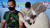 Pangkalan Angkatan Udara Silas Papare Gelar Vaksinasi Booster