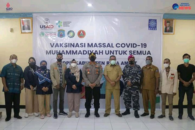 Pemda Apresiasi Kegiatan Vaksinasi Pemuda Muhammadiyah Raja Ampat