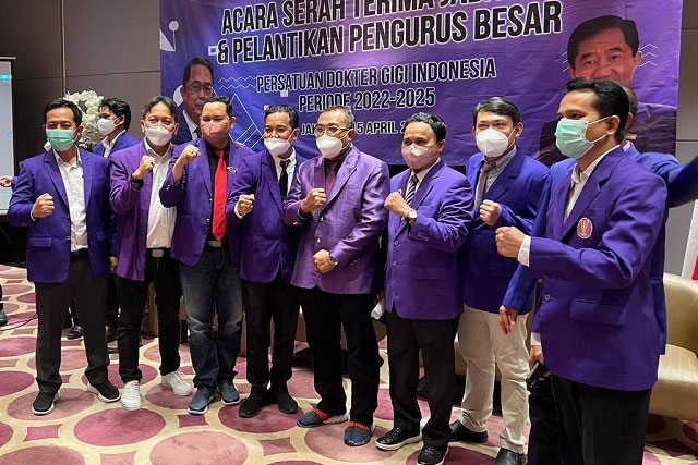 Pengurus Besar Persatuan Dokter Gigi Indonesia Masa Bakti 2022-2025 Resmi Dilantik