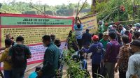 Aksi Tuntut Keadilan PT BPI Jilid III, Warga Tutup Akses Jalan ke PLTU Batang