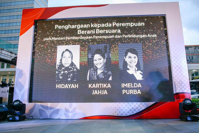 Kader PSI Imelda Berwanty Purba Terima Penghargaan Dari KemenPPPA