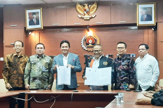 PWI dan DKPP Tandatangani MoU Sosialisasi Penyelenggaraan Pemilu